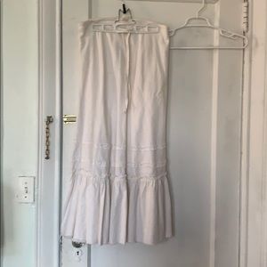Cotton maxi skirt